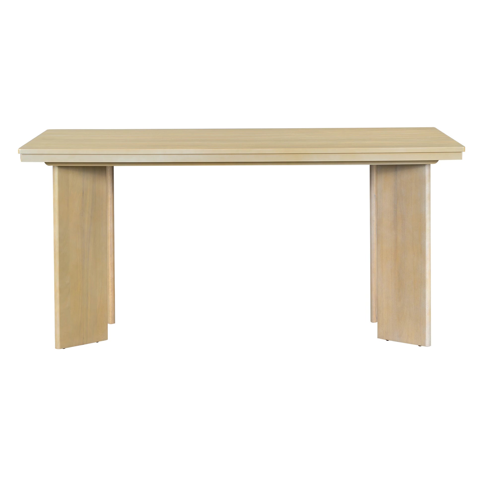 63" 7 Pieces Modern Dining Table Set with 6 Dining Chairs