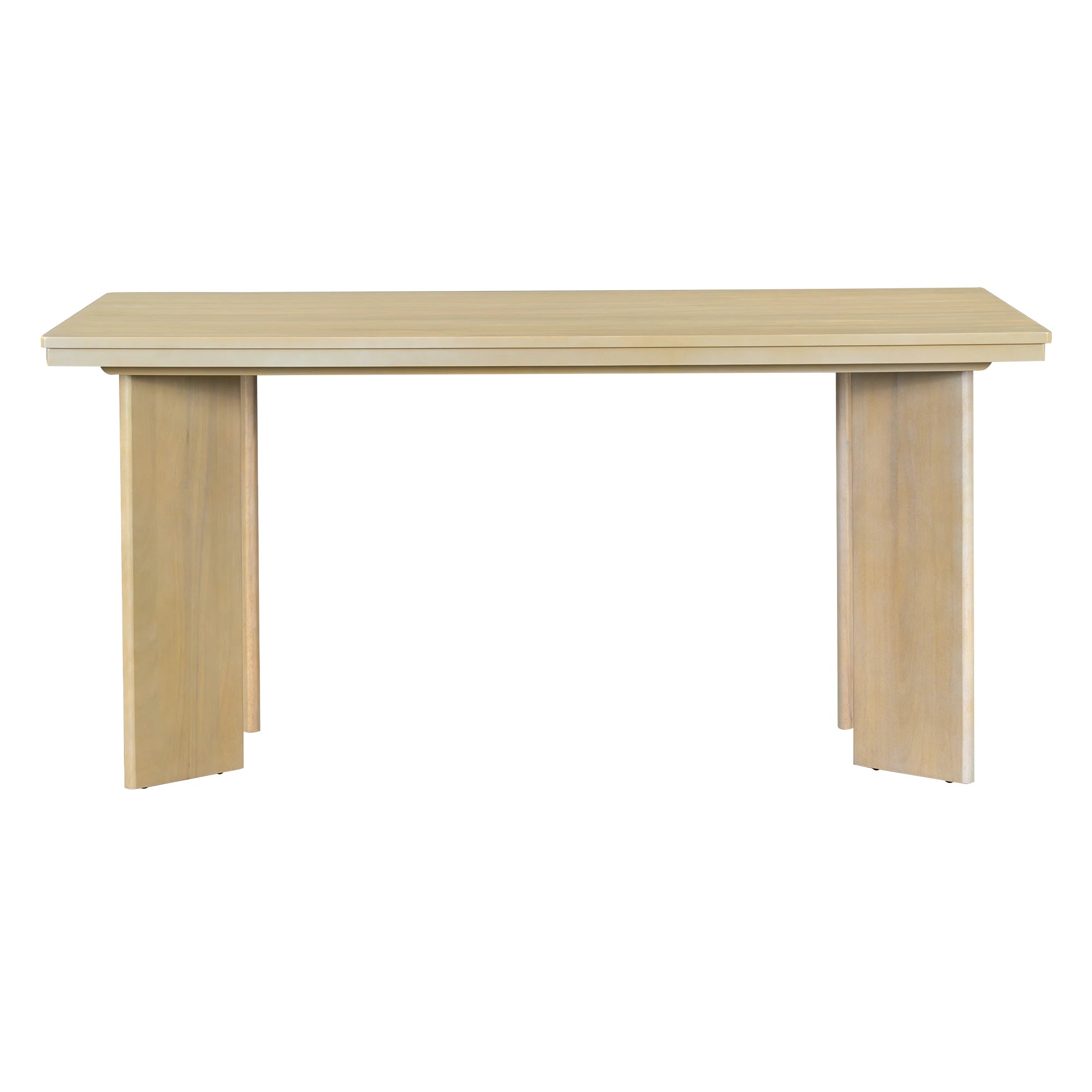 63" 7 Pieces Modern Dining Table Set with 6 Dining Chairs