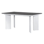 63" 7 Pieces Modern Dining Table Set with 6 Dining Chairs