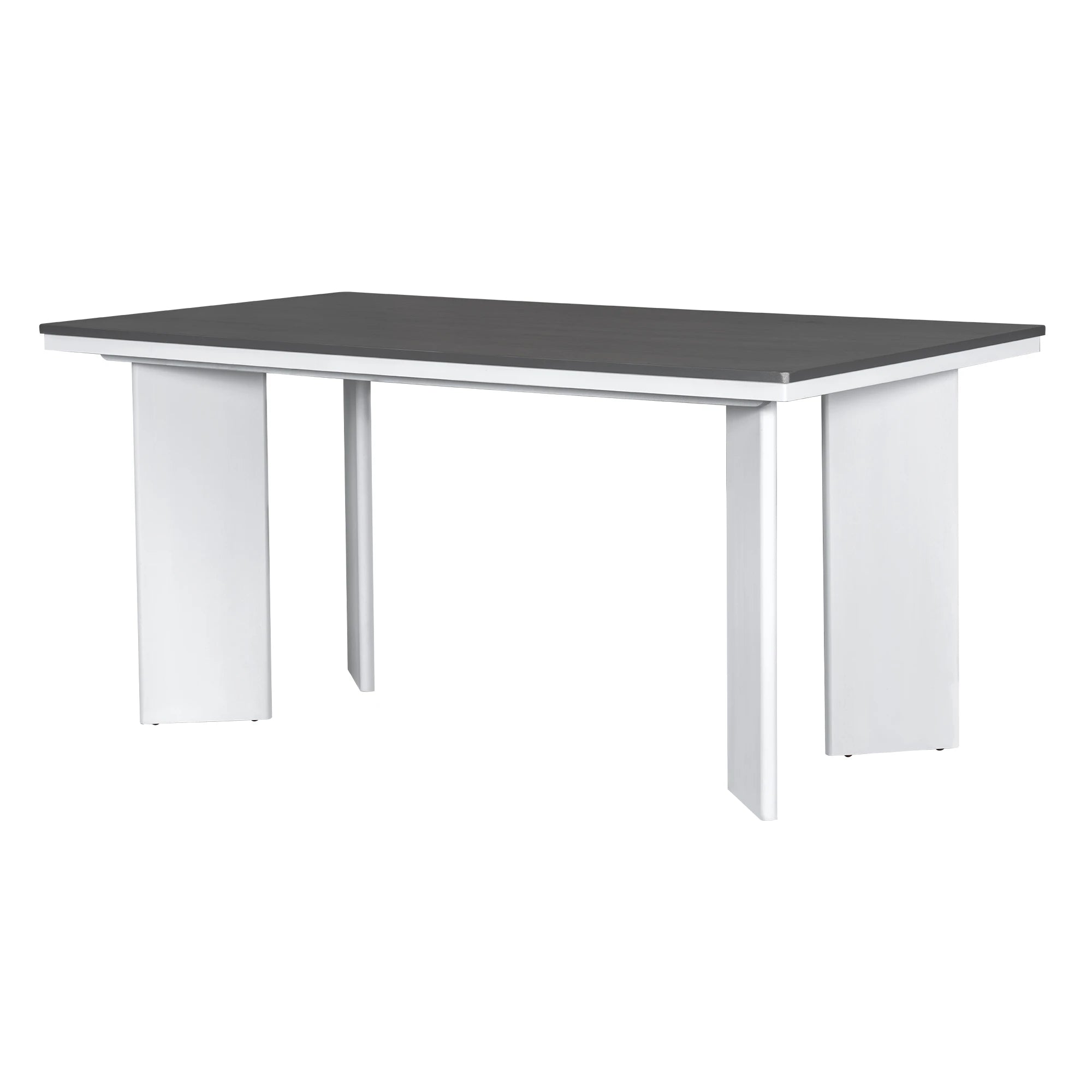 63" 7 Pieces Modern Dining Table Set with 6 Dining Chairs