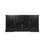 63” Farmhouse Barn Door Buffet Cabinet