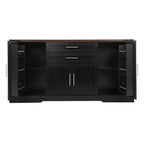 63” Farmhouse Barn Door Buffet Cabinet