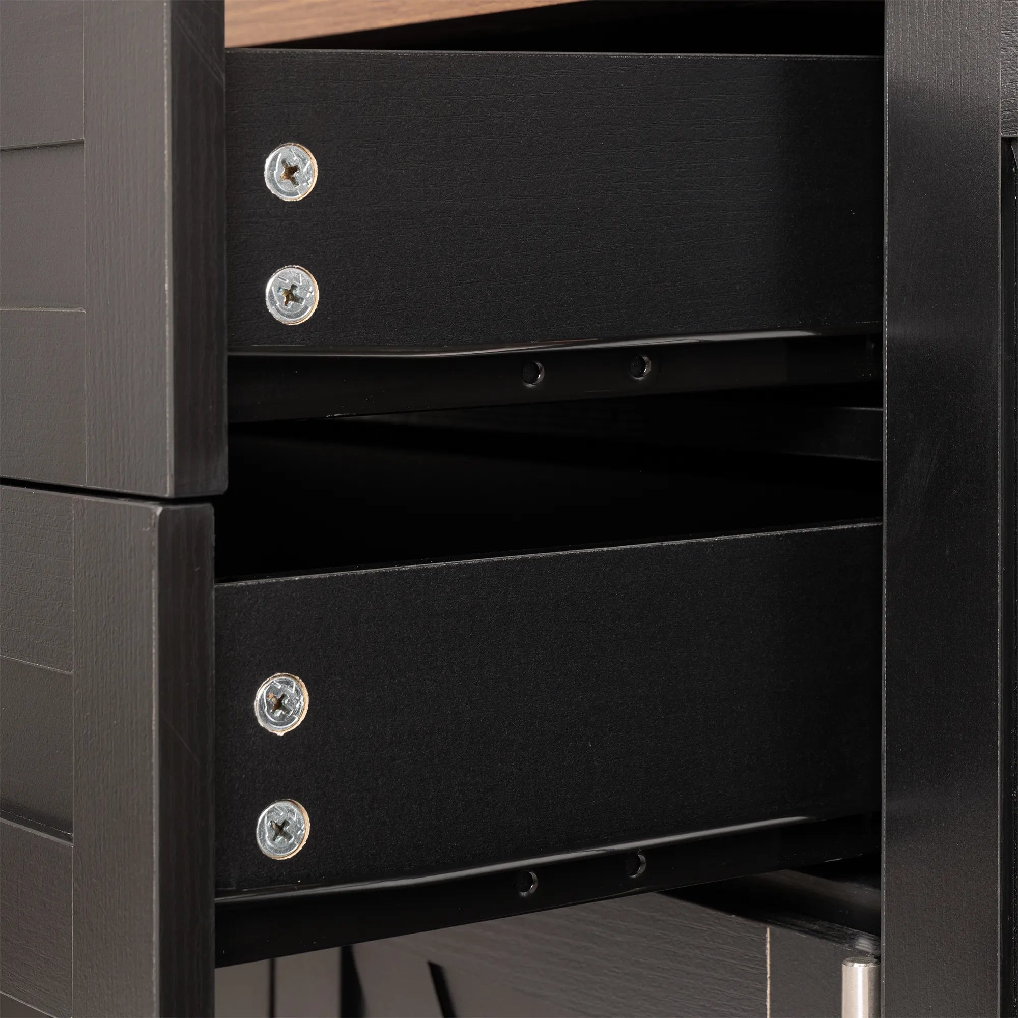 63” Farmhouse Barn Door Buffet Cabinet