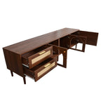 71” Modern Rattan TV Stand Media Console