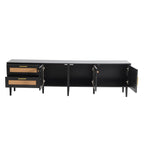71” Modern Rattan TV Stand Media Console