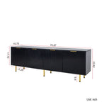 71” Modern TV Stand with 4 Drawers