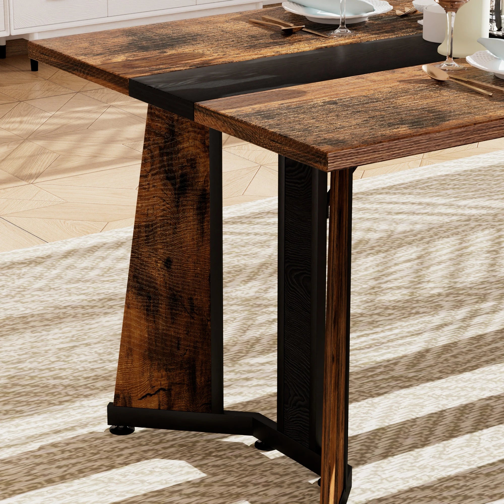 71" Rectangular Dining Table For 8