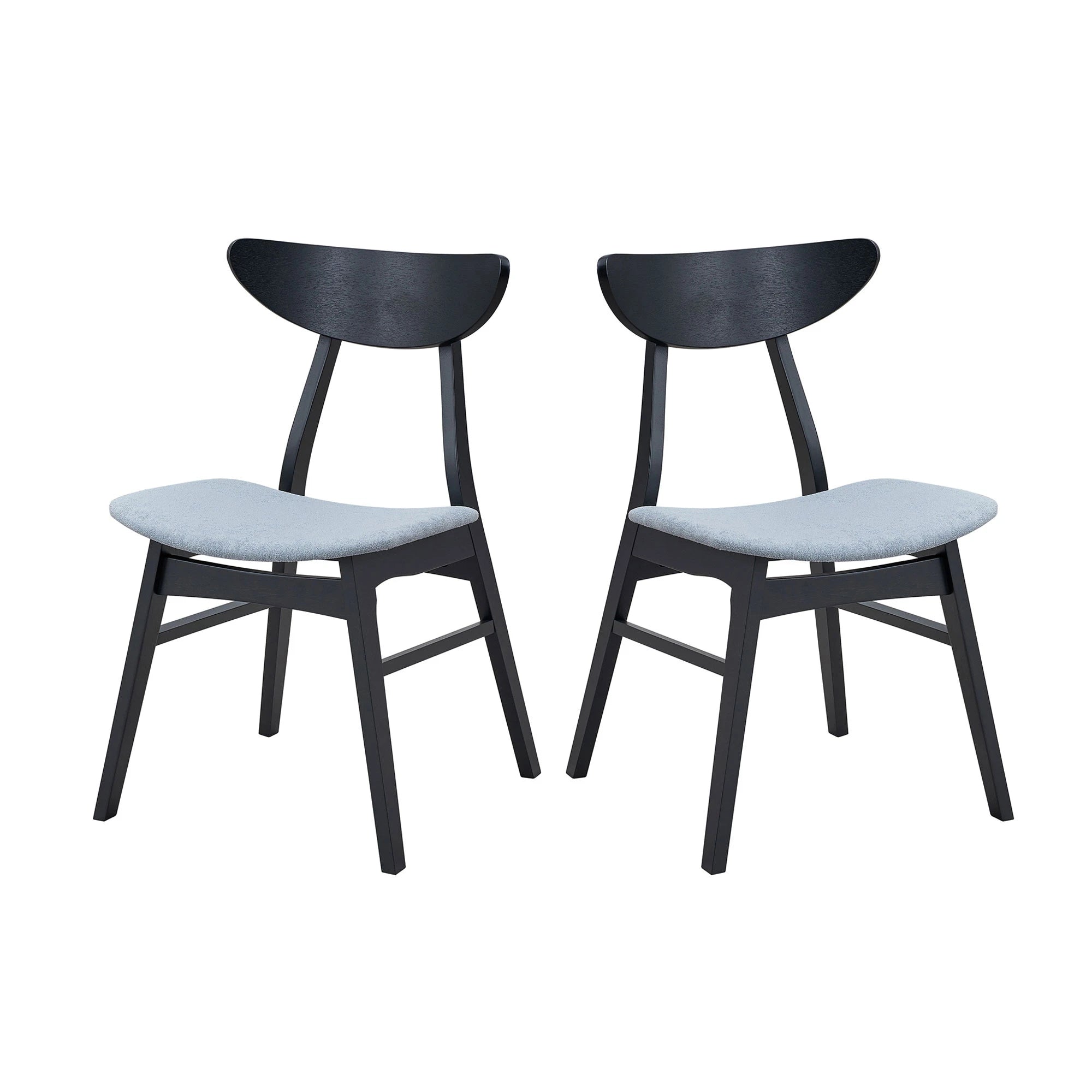 78" Modern Oval Dining Table Set With 6 Upholstered Chairs