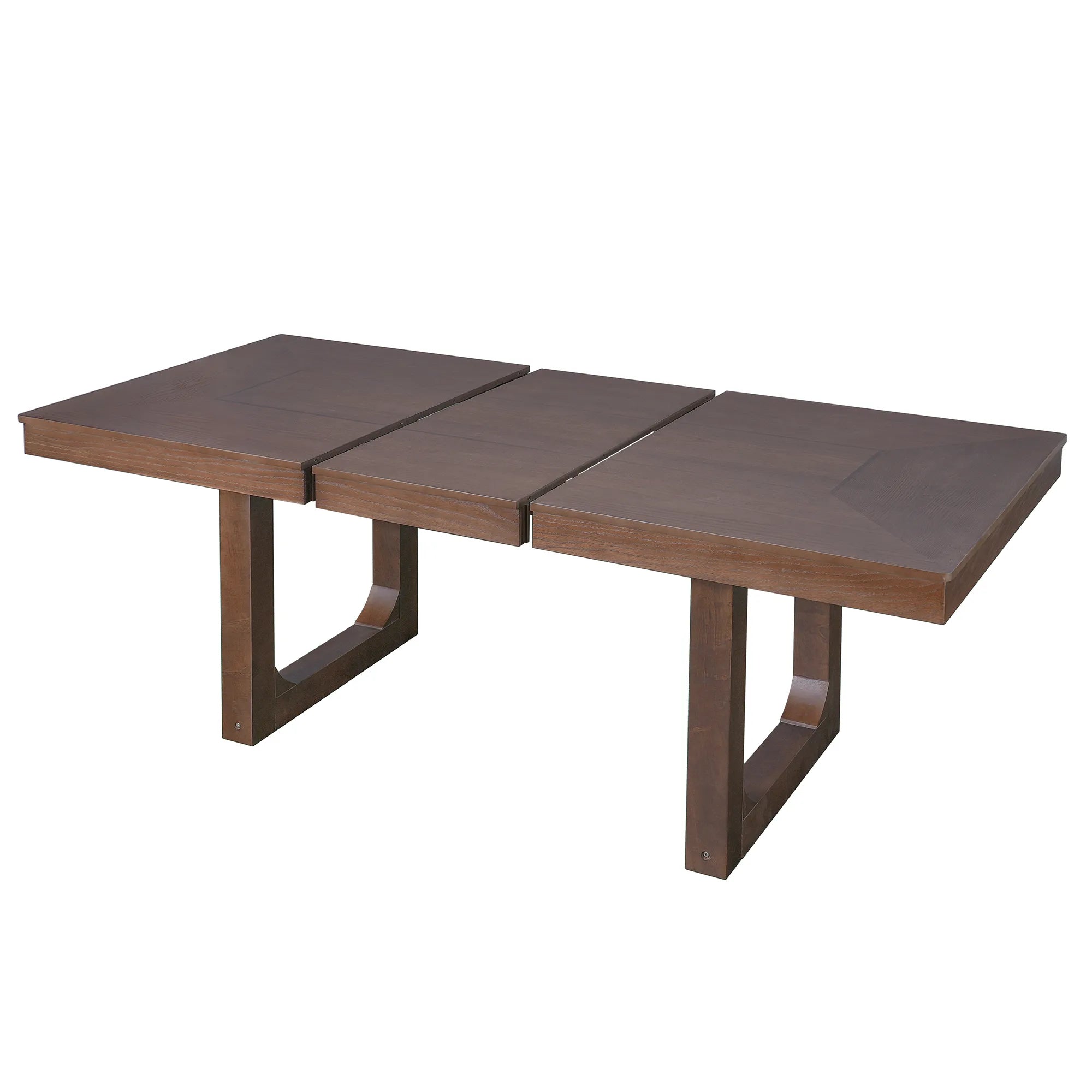 78" Rustic Farmhouse Extendable Dining Table Set