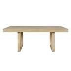 78" Rustic Farmhouse Extendable Dining Table Set