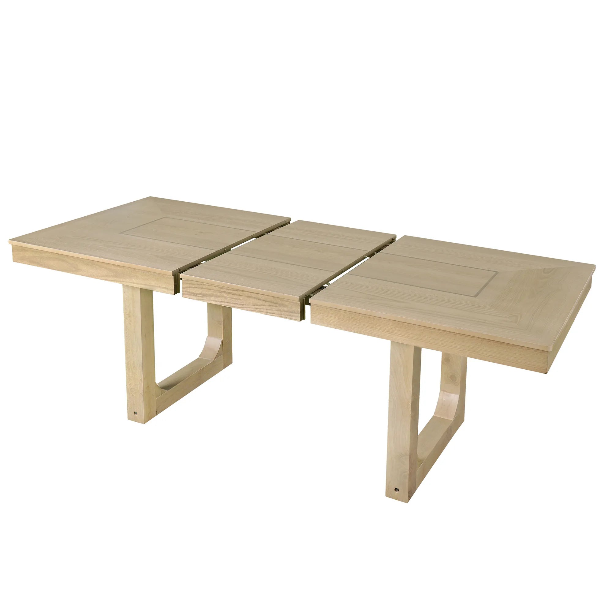 78" Rustic Farmhouse Extendable Dining Table Set