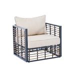 7 Pieces All-Weather Metal Minimalist Modern Outdoor Patio Sectional Sofa Set