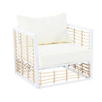 7 Pieces All-Weather Metal Minimalist Modern Outdoor Patio Sectional Sofa Set