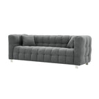 80" 3-Seater Upholstery Fleece Cloud Sofa