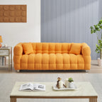 80" 3-Seater Upholstery Fleece Cloud Sofa
