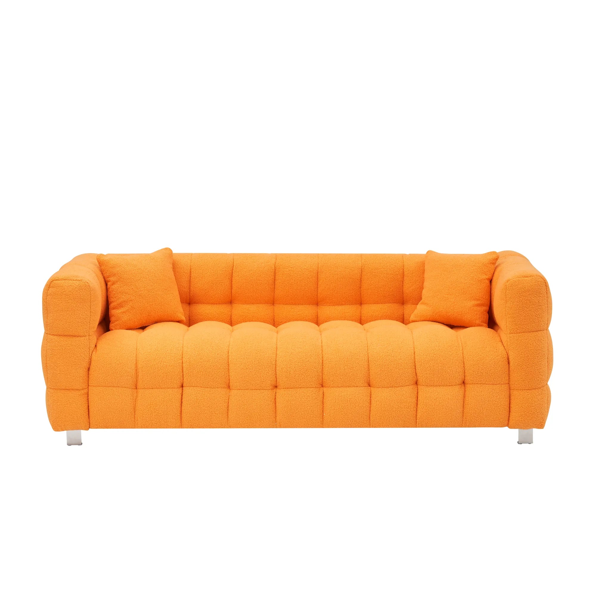 80" 3-Seater Upholstery Fleece Cloud Sofa