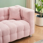 80" 3-Seater Upholstery Fleece Cloud Sofa