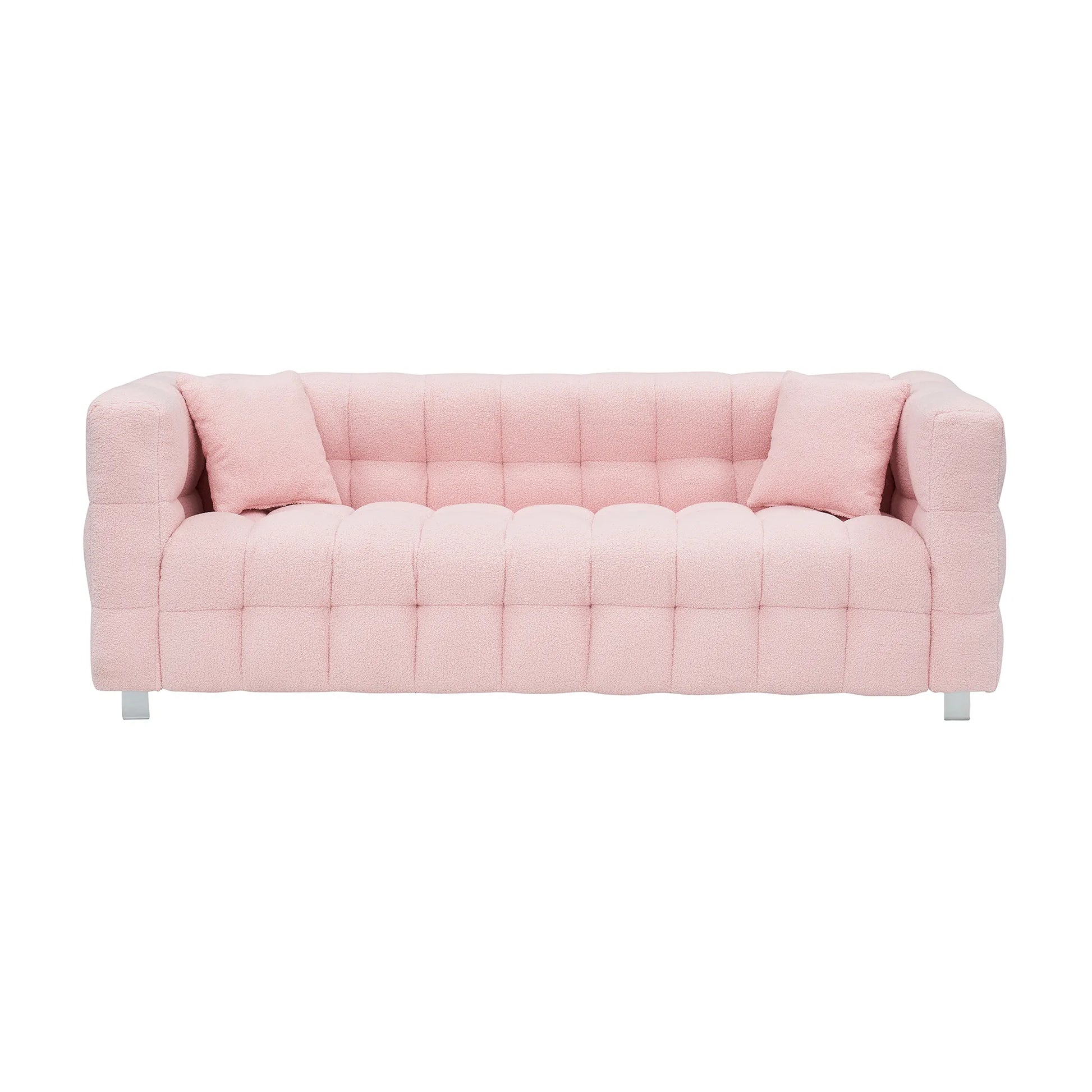 80" 3-Seater Upholstery Fleece Cloud Sofa
