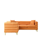 81.5" 5-Seater Teddy L-Shaped Corner Sectional Sofa