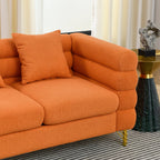 81.5" 5-Seater Teddy L-Shaped Corner Sectional Sofa