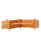 81.5" 5-Seater Teddy L-Shaped Corner Sectional Sofa