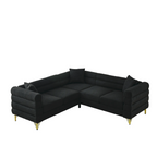 81.5" 5-Seater Teddy L-Shaped Corner Sectional Sofa