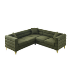 81.5" 5-Seater Teddy L-Shaped Corner Sectional Sofa