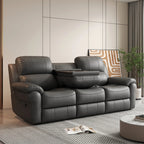 83“ Fabric Power Recliner Sofa with Wireless Charger and Cupholder