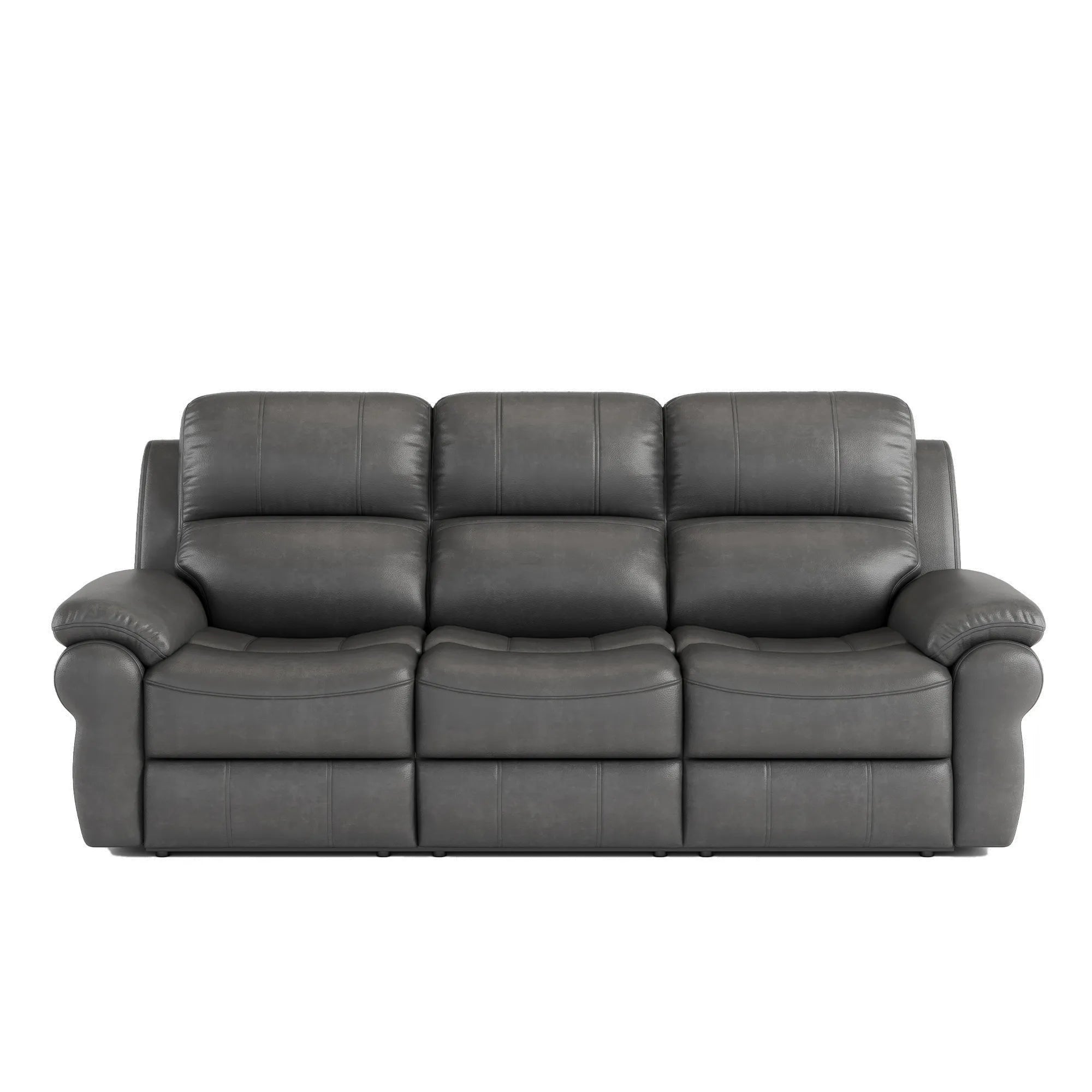 83“ Fabric Power Recliner Sofa with Wireless Charger and Cupholder