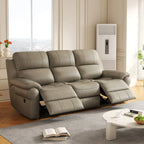 83“ Fabric Power Recliner Sofa with Wireless Charger and Cupholder