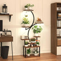 8 Tier Indoor Plant Stand Display Shelf With Light