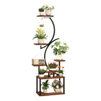 8 Tier Indoor Plant Stand Display Shelf With Light