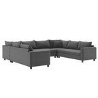 8 Seater U Shaped Minimalist Modular Sectional Sofa