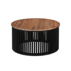 Acacia Solid Wood Round Coffee Table