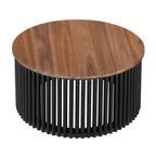 Acacia Solid Wood Round Coffee Table
