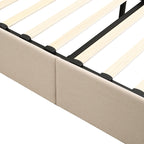 Adele – Upholstered Platform Bed with Hydraulic Storage