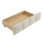 Aldora - Upholstered Bed Frame with Storage Drawer & Headboard