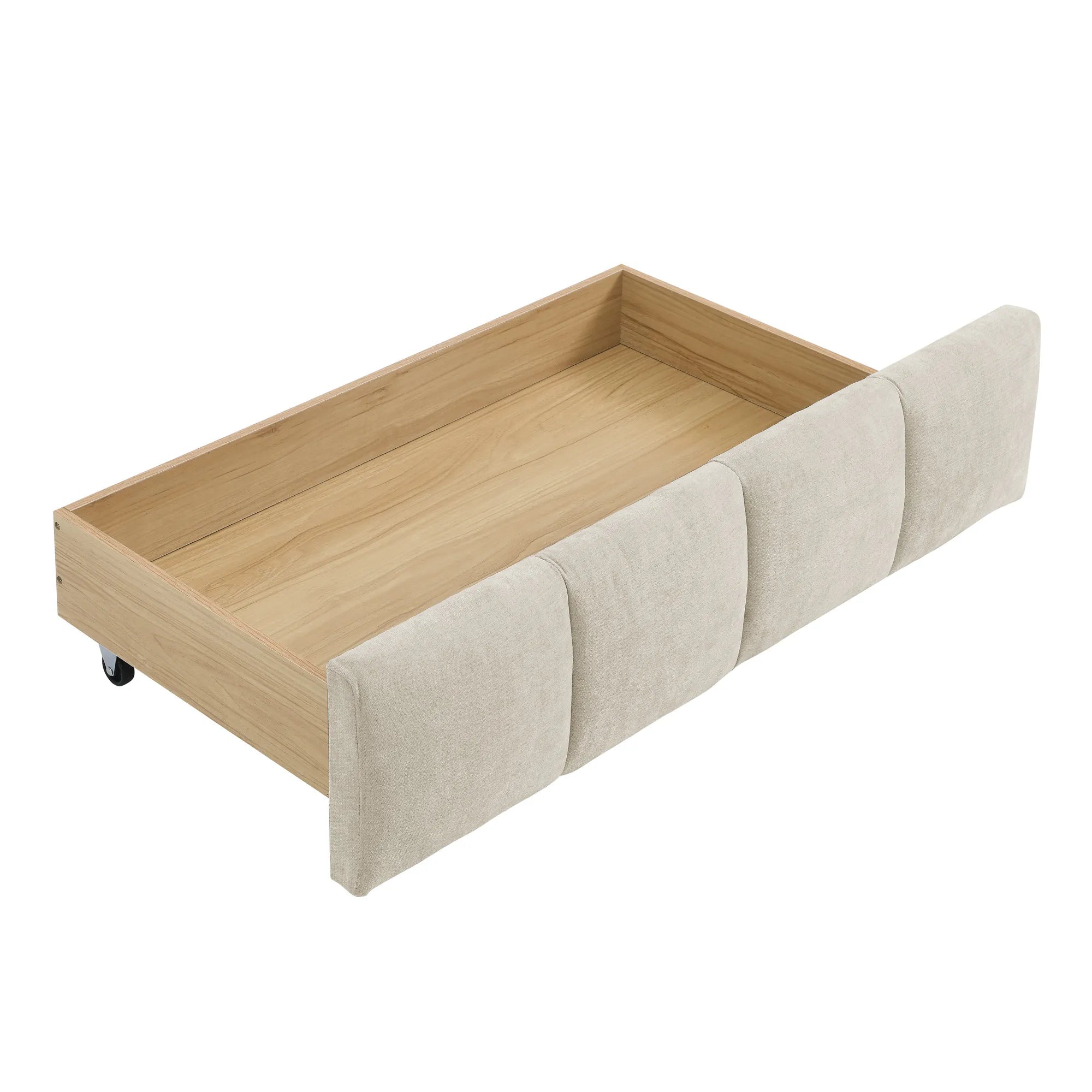 Aldora - Upholstered Bed Frame with Storage Drawer & Headboard