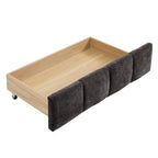 Aldora - Upholstered Bed Frame with Storage Drawer & Headboard