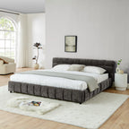 Aldora - Upholstered Bed Frame with Storage Drawer & Headboard