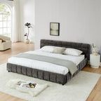 Aldora - Upholstered Bed Frame with Storage Drawer & Headboard