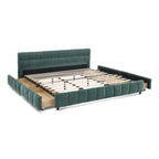 Aldora - Upholstered Bed Frame with Storage Drawer & Headboard