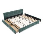 Aldora - Upholstered Bed Frame with Storage Drawer & Headboard