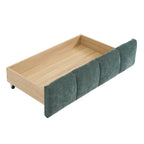 Aldora - Upholstered Bed Frame with Storage Drawer & Headboard