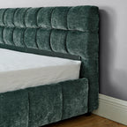 Aldora - Upholstered Bed Frame with Storage Drawer & Headboard