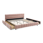 Aldora - Upholstered Bed Frame with Storage Drawer & Headboard