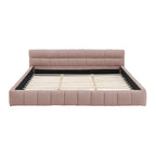Aldora - Upholstered Grounded Bed Frame With Headboard