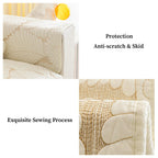 All Season Leaf Pattern Anti-Scratch Sofa Cover Slipcover