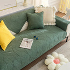 All Season Leaf Pattern Anti-Scratch Sofa Cover Slipcover