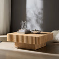 Arlo – Modern Square Drum Coffee Table